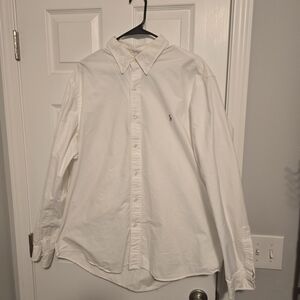Ralph Lauren White Button Down Shirt